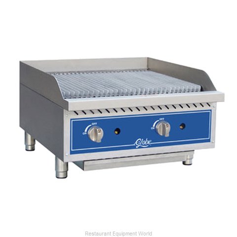 Globe GCB24G-RK Charbroiler, Gas, Countertop