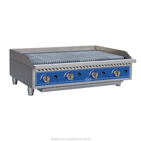 Globe GCB48G-CR Charbroiler, Gas, Countertop