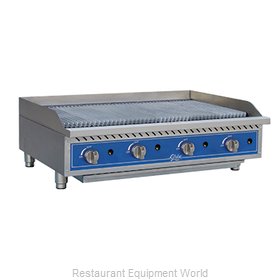 Globe GCB48G-CR Charbroiler, Gas, Countertop