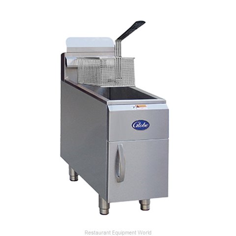 Globe GF15G Fryer, Gas, Countertop Full Pot