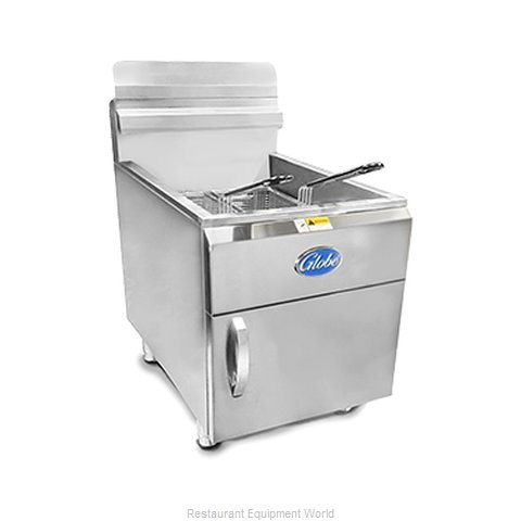 Globe GF30G Fryer, Gas, Countertop Full Pot