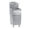 Freidora, Modelo de Piso, a Gas, Cuba Completa
 <br><span class=fgrey12>(Globe GFF35PG Fryer, Gas, Floor Model, Full Pot)</span>