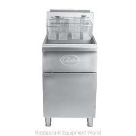 Globe GFF80G Fryer, Gas, Floor Model, Full Pot