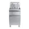 Freidora, Modelo de Piso, a Gas, Cuba Completa
 <br><span class=fgrey12>(Globe GFF80G Fryer, Gas, Floor Model, Full Pot)</span>