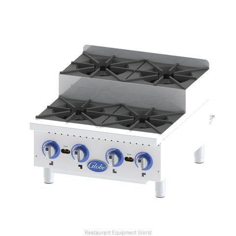 Globe GHPSU424G Hotplate, Countertop, Gas