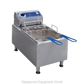 Globe PF10E Fryer, Electric, Countertop, Full Pot