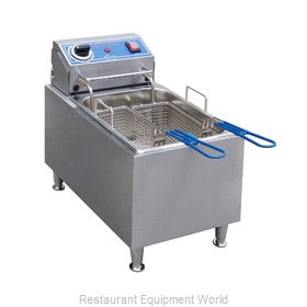 Globe PF16E Fryer, Electric, Countertop, Full Pot