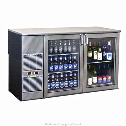 Glastender BB60 Back Bar Cabinet, Refrigerated