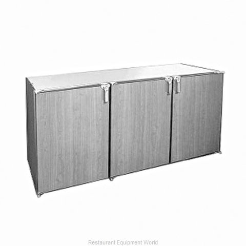 Glastender BB72-N Back Bar Cabinet, Refrigerated