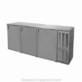 Glastender BB84BW Back Bar Cabinet, Refrigerated