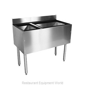 Glastender C-CBA-42L Underbar Ice Bin/Cocktail Station, Bottle Well Bin