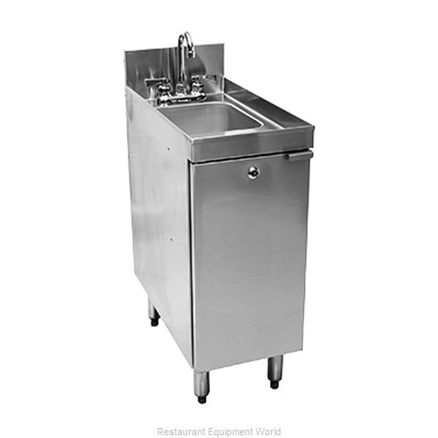 Glastender C-SC-12-LD Underbar Waste Cabinet, Wet & Dry
