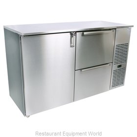 Glastender C1FB108 Back Bar Cabinet, Refrigerated