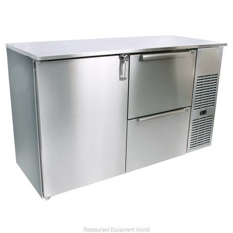 Glastender C1FB72 Back Bar Cabinet, Refrigerated