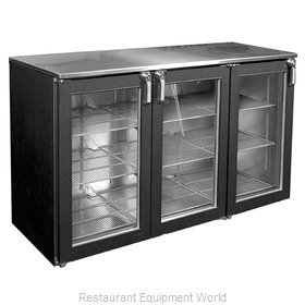 Glastender C1RB60 Back Bar Cabinet, Refrigerated