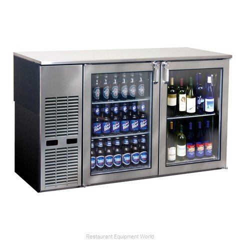 Glastender C2FB72 Back Bar Cabinet, Refrigerated