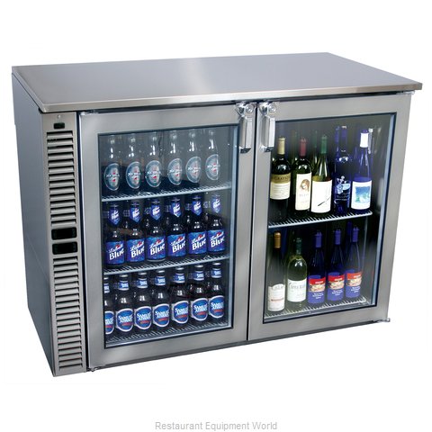 Glastender C2SB48 Back Bar Cabinet, Refrigerated