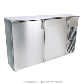 Glastender CS1FB52 Back Bar Cabinet, Refrigerated