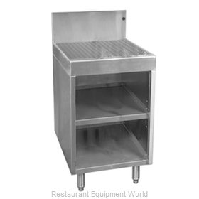 Glastender DBCA-18-LD Underbar Workboard, Storage Cabinet