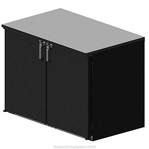 Glastender LN40 Back Bar Cabinet, Refrigerated