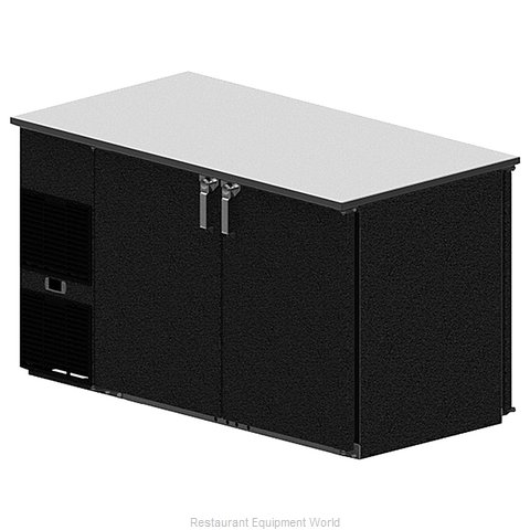Glastender LNP52 Back Bar Cabinet, Refrigerated