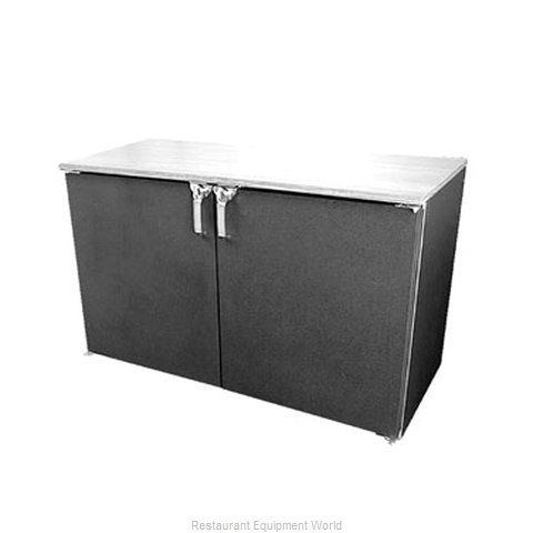 Glastender LP48 Back Bar Cabinet, Refrigerated