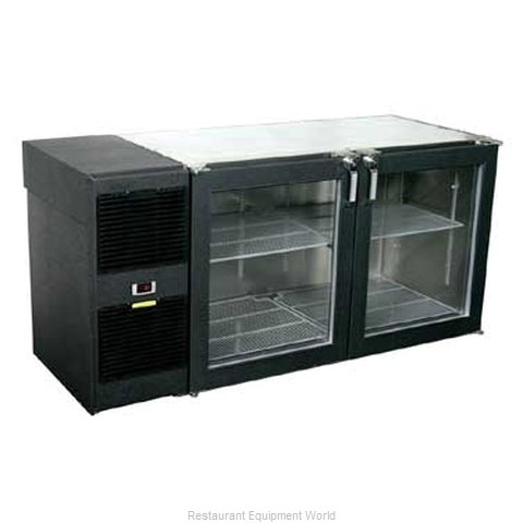 Glastender LP60 Back Bar Cabinet, Refrigerated