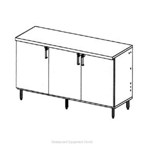 Glastender LP72 Back Bar Cabinet, Refrigerated