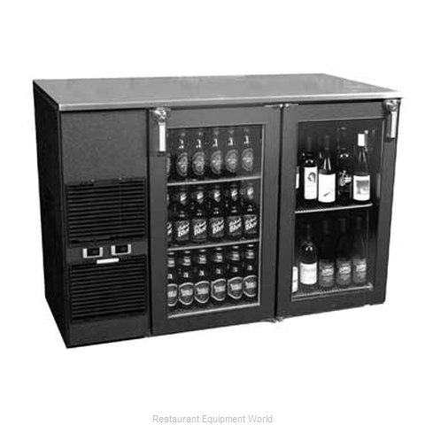 Glastender ND52BR Back Bar Cabinet, Refrigerated