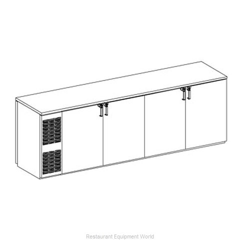 Glastender PT108-H Backbar Cabinet Refrigerated