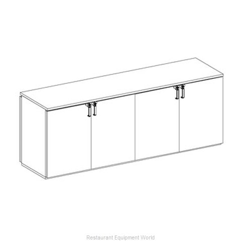 Glastender PT96-N Backbar Cabinet Refrigerated