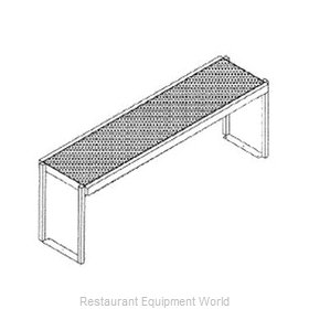 Glastender SOS/SS-42 Overshelf, Table-Mounted