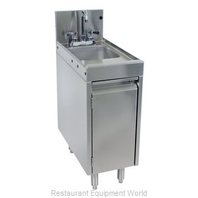 Glastender SWB-12-C Underbar Waste Cabinet, Wet & Dry