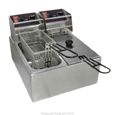 Grindmaster EL2X6 Fryer, Electric, Countertop, Split Pot