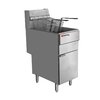 Freidora, Modelo de Piso, a Gas, Cuba Completa
 <br><span class=fgrey12>(Grindmaster FMS504LP Fryer, Gas, Floor Model, Full Pot)</span>