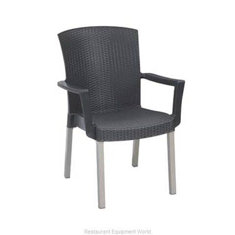 Grosfillex 45903002 Chair, Armchair, Stacking, Outdoor
