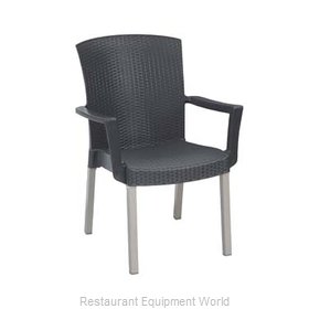 Grosfillex 45903002 Chair, Armchair, Stacking, Outdoor
