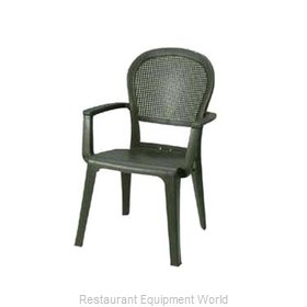 Grosfillex 46105002 Chair, Armchair, Stacking, Outdoor