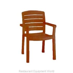 Grosfillex 46119008 Chair, Armchair, Stacking, Outdoor