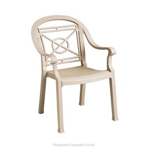 Grosfillex 46214066 Chair, Armchair, Stacking, Outdoor (Magnified)