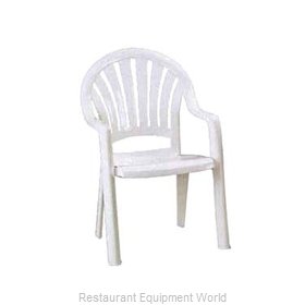 Grosfillex 49092004 Chair, Armchair, Stacking, Outdoor