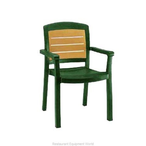 Grosfillex 49453078 Chair, Armchair, Stacking, Outdoor