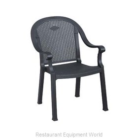 Grosfillex 99720002 Chair, Armchair, Stacking, Outdoor