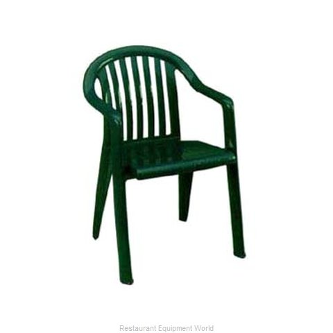 Grosfillex US023078 Chair, Armchair, Stacking, Outdoor
