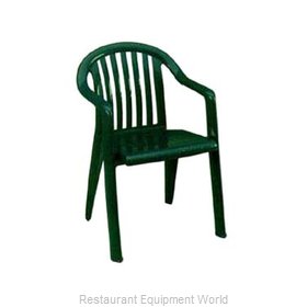 Grosfillex US023078 Chair, Armchair, Stacking, Outdoor