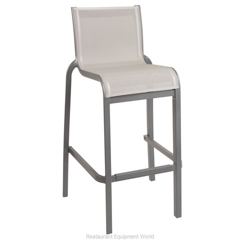 Grosfillex US030289 Bar Stool, Stacking, Outdoor