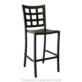 Grosfillex US046017 Bar Stool, Stacking, Indoor