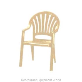 Grosfillex US092066 Chair, Armchair, Stacking, Outdoor