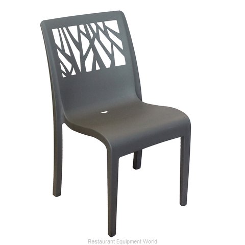 Grosfillex US117002 Chair, Side, Stacking, Outdoor (Magnified)