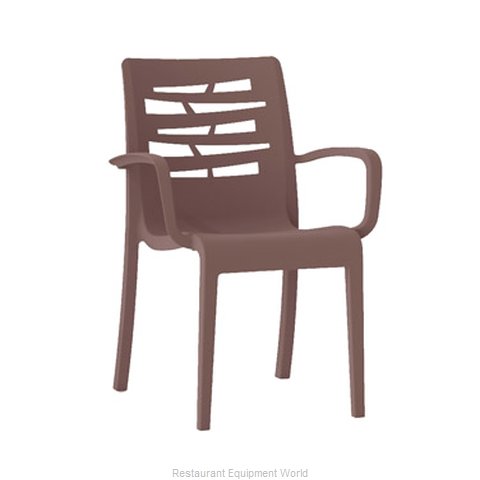 Grosfillex US118275 Chair, Armchair, Stacking, Outdoor